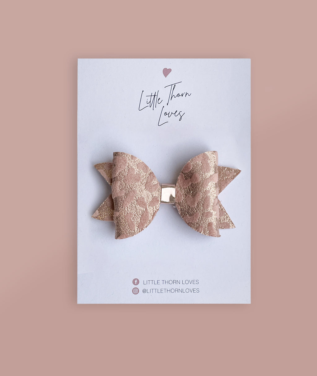 Gold Leopard Clip