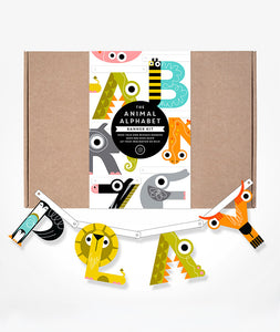 Animal Alphabet Banner Kit