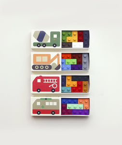 Pocket Crayons - Cars (set of 4)