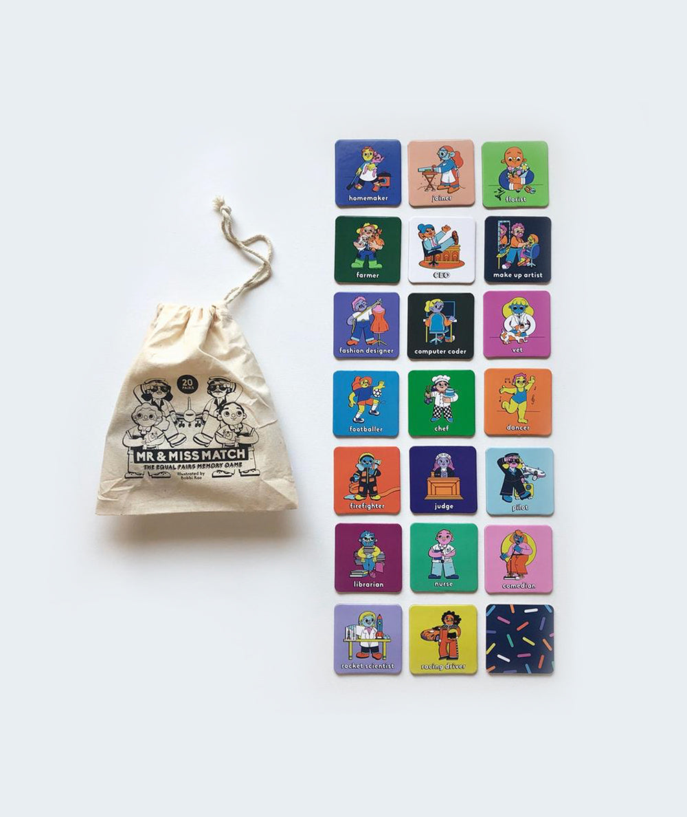 Mr & Miss Match - The equal pairs memory game