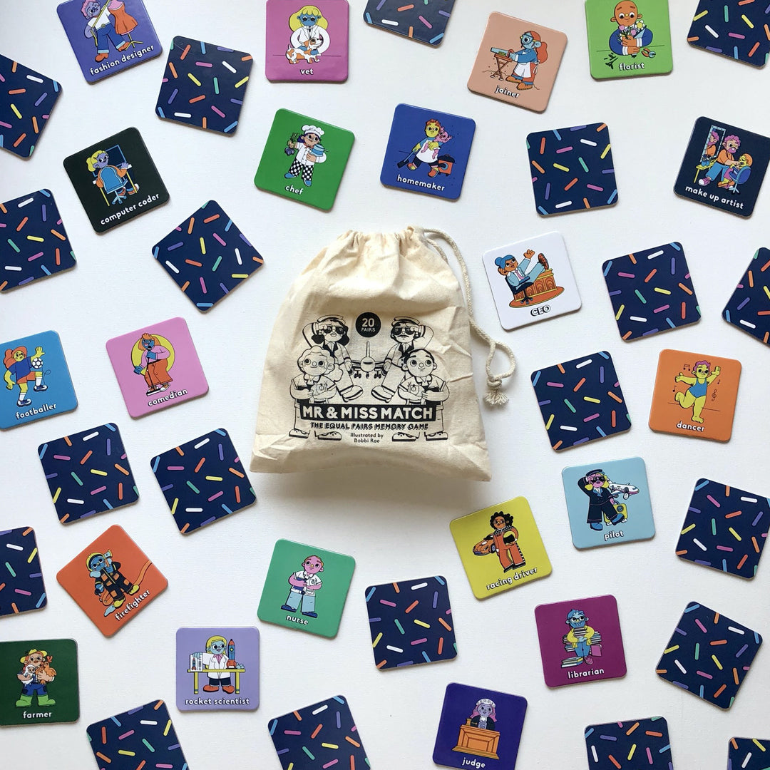 Mr & Miss Match - The equal pairs memory game