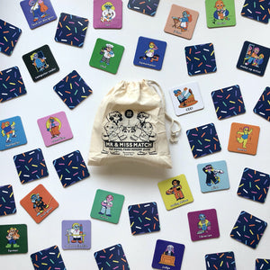 Mr & Miss Match - The equal pairs memory game