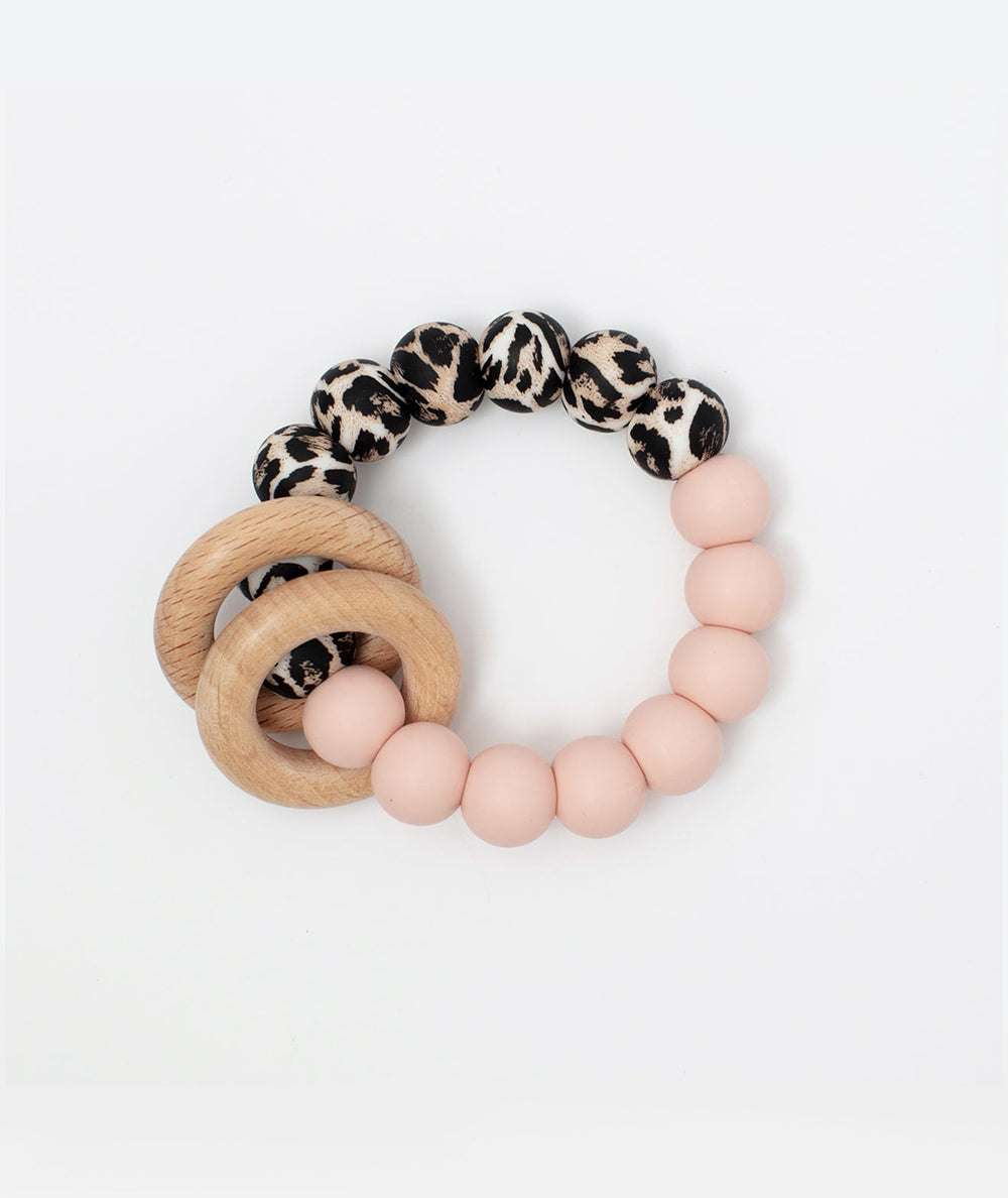 Leopard & Pink Teether