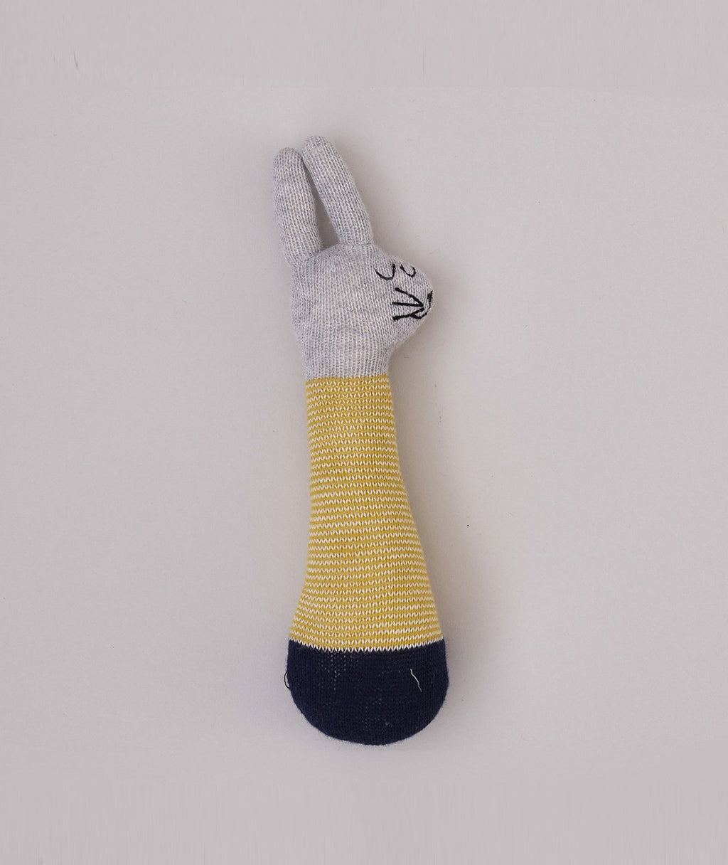 Rabbit Rattle Yellow