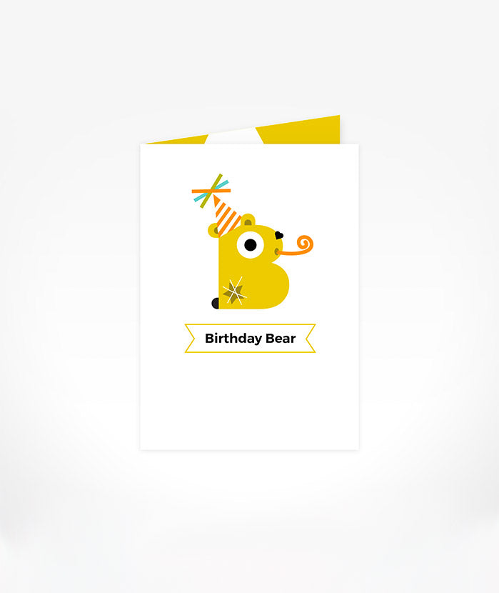 Greeting Card: Birthday Bear
