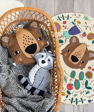Brown Bear Cushion