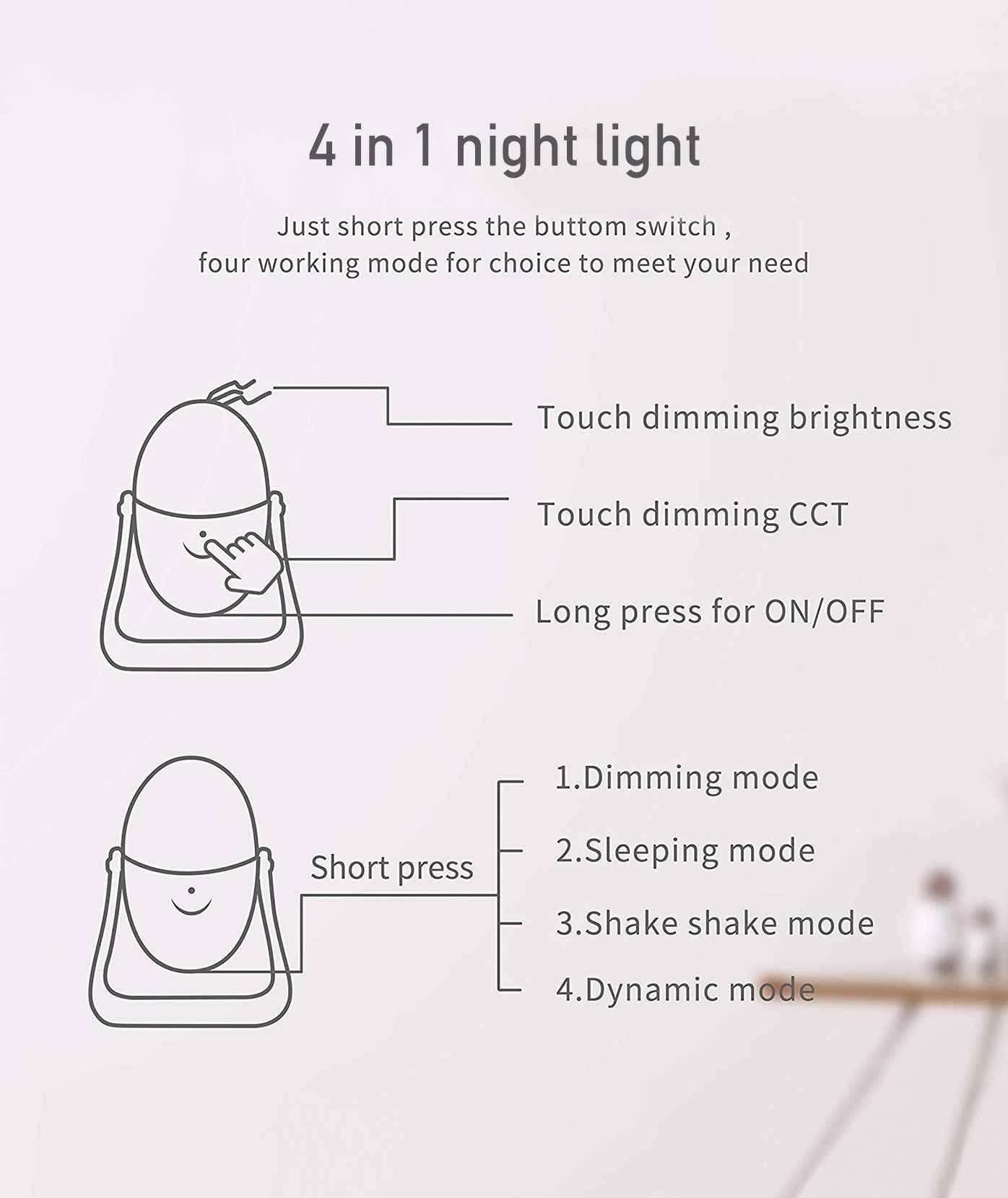 Baby 'Shake Shake' Night Light